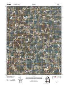 Holland Virginia Historical topographic map, 1:24000 scale, 7.5 X 7.5 Minute, Year 2010