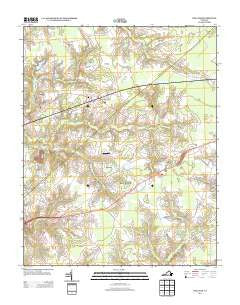 Holland Virginia Historical topographic map, 1:24000 scale, 7.5 X 7.5 Minute, Year 2013
