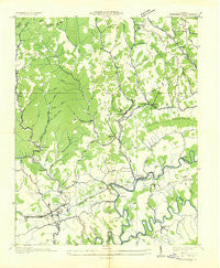 Honaker Virginia Historical topographic map, 1:24000 scale, 7.5 X 7.5 Minute, Year 1935