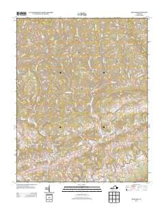 Honaker Virginia Historical topographic map, 1:24000 scale, 7.5 X 7.5 Minute, Year 2013