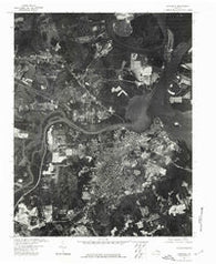 Hopewell Virginia Historical topographic map, 1:24000 scale, 7.5 X 7.5 Minute, Year 1974