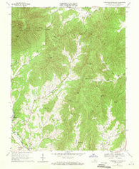 Horseshoe Mountain Virginia Historical topographic map, 1:24000 scale, 7.5 X 7.5 Minute, Year 1967