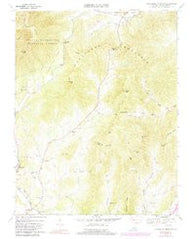 Horseshoe Mountain Virginia Historical topographic map, 1:24000 scale, 7.5 X 7.5 Minute, Year 1967