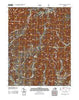 Horseshoe Mountain Virginia Historical topographic map, 1:24000 scale, 7.5 X 7.5 Minute, Year 2011