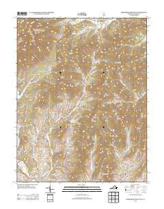 Horseshoe Mountain Virginia Historical topographic map, 1:24000 scale, 7.5 X 7.5 Minute, Year 2013