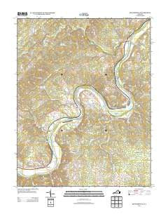 Howardsville Virginia Historical topographic map, 1:24000 scale, 7.5 X 7.5 Minute, Year 2013