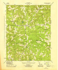 Howertons Virginia Historical topographic map, 1:31680 scale, 7.5 X 7.5 Minute, Year 1945