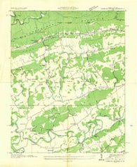 Hubbard Springs Virginia Historical topographic map, 1:24000 scale, 7.5 X 7.5 Minute, Year 1935