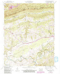 Hubbard Springs Virginia Historical topographic map, 1:24000 scale, 7.5 X 7.5 Minute, Year 1946