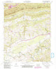 Hubbard Springs Virginia Historical topographic map, 1:24000 scale, 7.5 X 7.5 Minute, Year 1946