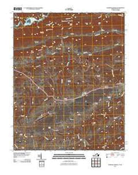 Hubbard Springs Virginia Historical topographic map, 1:24000 scale, 7.5 X 7.5 Minute, Year 2011