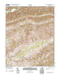 Hubbard Springs Virginia Historical topographic map, 1:24000 scale, 7.5 X 7.5 Minute, Year 2013