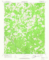 Huddleston Virginia Historical topographic map, 1:24000 scale, 7.5 X 7.5 Minute, Year 1966