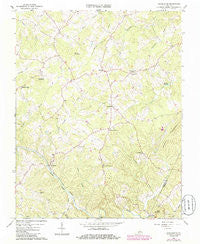 Huddleston Virginia Historical topographic map, 1:24000 scale, 7.5 X 7.5 Minute, Year 1966