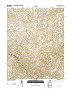 Huddleston Virginia Historical topographic map, 1:24000 scale, 7.5 X 7.5 Minute, Year 2013