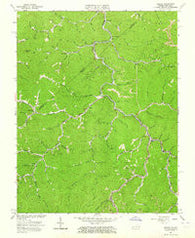 Hurley Virginia Historical topographic map, 1:24000 scale, 7.5 X 7.5 Minute, Year 1963