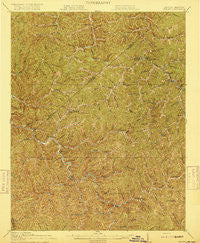 Hurley Virginia Historical topographic map, 1:62500 scale, 15 X 15 Minute, Year 1917