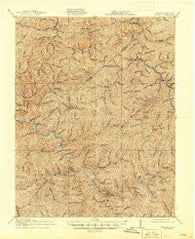 Hurley Virginia Historical topographic map, 1:62500 scale, 15 X 15 Minute, Year 1917