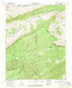 Hutchinson Rock Virginia Historical topographic map, 1:24000 scale, 7.5 X 7.5 Minute, Year 1958