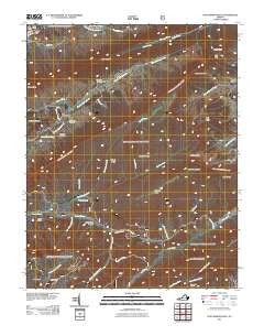Hutchinson Rock Virginia Historical topographic map, 1:24000 scale, 7.5 X 7.5 Minute, Year 2011