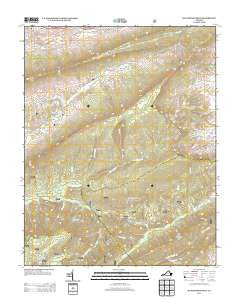 Hutchinson Rock Virginia Historical topographic map, 1:24000 scale, 7.5 X 7.5 Minute, Year 2013