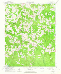 Hylas Virginia Historical topographic map, 1:24000 scale, 7.5 X 7.5 Minute, Year 1963