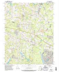 Hylas Virginia Historical topographic map, 1:24000 scale, 7.5 X 7.5 Minute, Year 1994