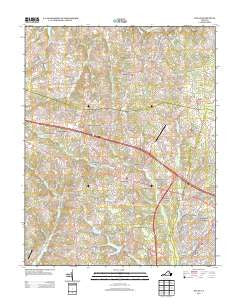 Hylas Virginia Historical topographic map, 1:24000 scale, 7.5 X 7.5 Minute, Year 2013