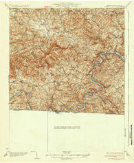 Independence Virginia Historical topographic map, 1:62500 scale, 15 X 15 Minute, Year 1933