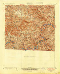 Independence Virginia Historical topographic map, 1:62500 scale, 15 X 15 Minute, Year 1933