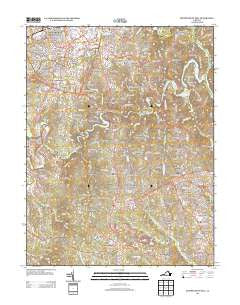 Independent Hill Virginia Historical topographic map, 1:24000 scale, 7.5 X 7.5 Minute, Year 2013