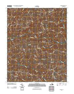 Ingram Virginia Historical topographic map, 1:24000 scale, 7.5 X 7.5 Minute, Year 2011