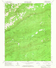 Interior Virginia Historical topographic map, 1:24000 scale, 7.5 X 7.5 Minute, Year 1965