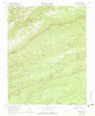 Interior Virginia Historical topographic map, 1:24000 scale, 7.5 X 7.5 Minute, Year 1965