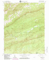 Interior Virginia Historical topographic map, 1:24000 scale, 7.5 X 7.5 Minute, Year 1965