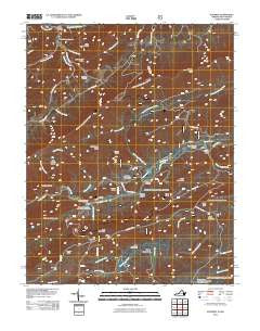 Interior Virginia Historical topographic map, 1:24000 scale, 7.5 X 7.5 Minute, Year 2011