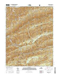 Interior Virginia Current topographic map, 1:24000 scale, 7.5 X 7.5 Minute, Year 2016
