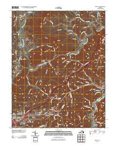 Ironto Virginia Historical topographic map, 1:24000 scale, 7.5 X 7.5 Minute, Year 2010