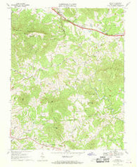Irving Virginia Historical topographic map, 1:24000 scale, 7.5 X 7.5 Minute, Year 1967