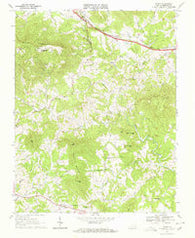 Irving Virginia Historical topographic map, 1:24000 scale, 7.5 X 7.5 Minute, Year 1967