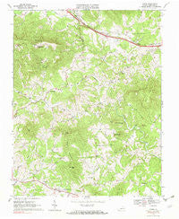 Irving Virginia Historical topographic map, 1:24000 scale, 7.5 X 7.5 Minute, Year 1967