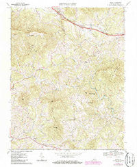 Irving Virginia Historical topographic map, 1:24000 scale, 7.5 X 7.5 Minute, Year 1967