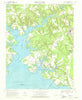 Irvington Virginia Historical topographic map, 1:24000 scale, 7.5 X 7.5 Minute, Year 1968