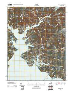 Irvington Virginia Historical topographic map, 1:24000 scale, 7.5 X 7.5 Minute, Year 2010