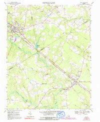Ivor Virginia Historical topographic map, 1:24000 scale, 7.5 X 7.5 Minute, Year 1968