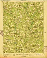 Ivor Virginia Historical topographic map, 1:62500 scale, 15 X 15 Minute, Year 1920