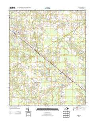 Ivor Virginia Historical topographic map, 1:24000 scale, 7.5 X 7.5 Minute, Year 2013