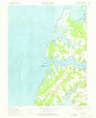 Jamesville Virginia Historical topographic map, 1:24000 scale, 7.5 X 7.5 Minute, Year 1968