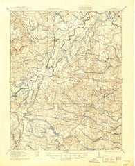 Jarratt Virginia Historical topographic map, 1:62500 scale, 15 X 15 Minute, Year 1919