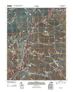 Jarratt Virginia Historical topographic map, 1:24000 scale, 7.5 X 7.5 Minute, Year 2011